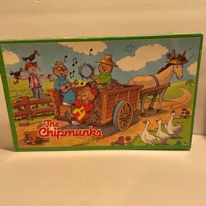 VTG Childs Jigsaw Puzzle Alvin and the Chipmunks 125 Pieces